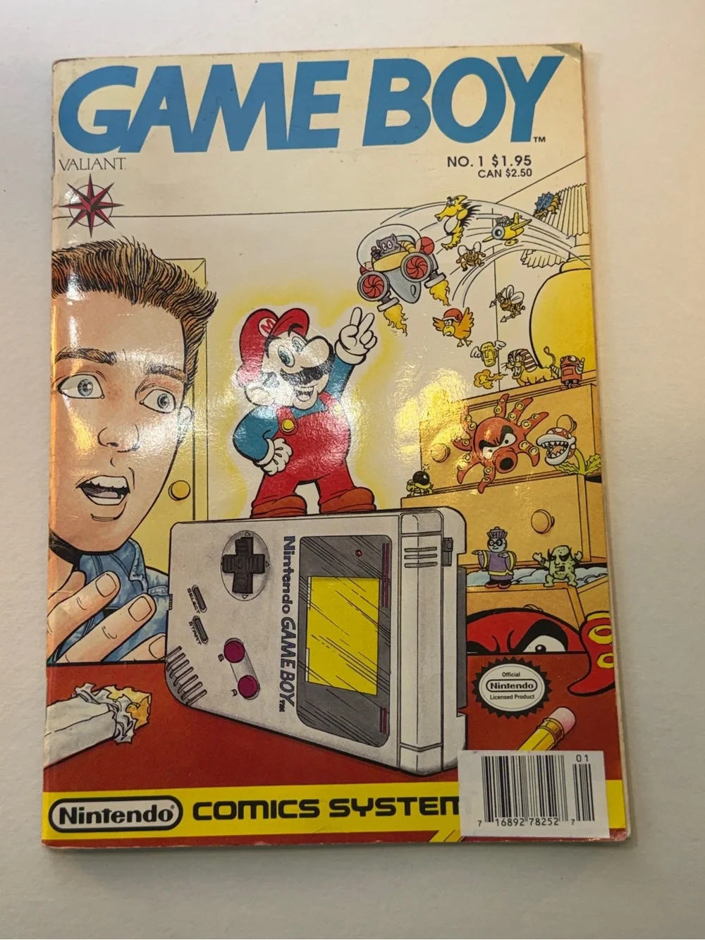 Game Boy Valiant Vol. 1 No. 1 (1990) Nintendo Comics System